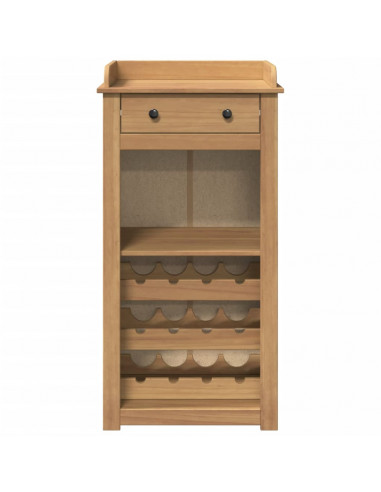Cantinetta per Vini Panama 57x40x111,5cm Legno Massello di Pino
