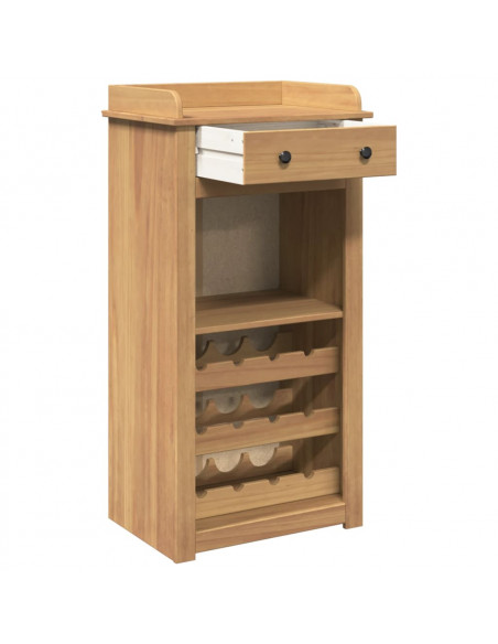 Cantinetta per Vini Panama 57x40x111,5cm Legno Massello di Pino