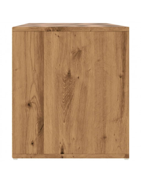 Mobile Angolare Rovere Artigianale 200x40x45 cm in Truciolato