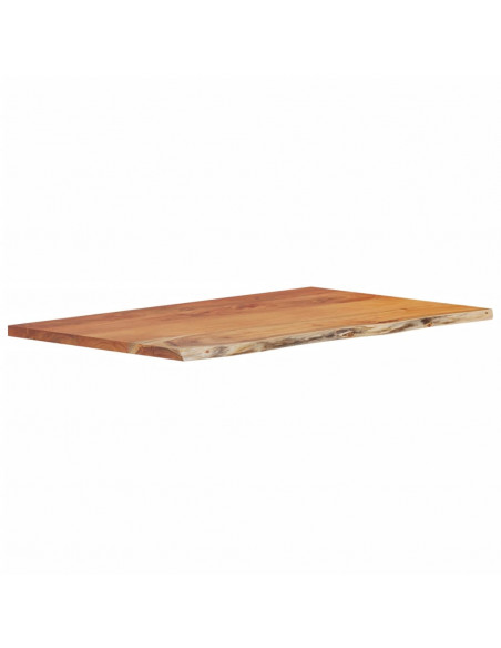 Piano Bagno 100x60x2,5 cm Rettangolare Legno Massello di Acacia