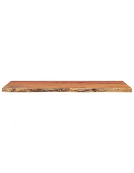 Piano Bagno 120x60x2,5 cm Rettangolare Legno Massello di Acacia