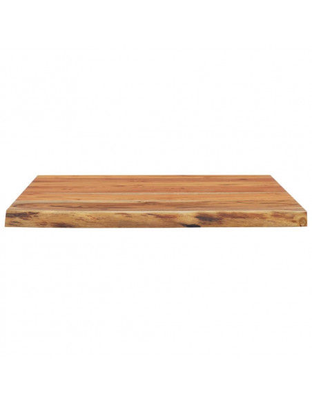 Piano Bagno 60x60x2,5 cm Quadrato Legno Massello di Acacia