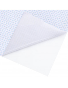 Adesivi per Mobili Autoadesivi Bianco Opaco 90x500 cm in PVC