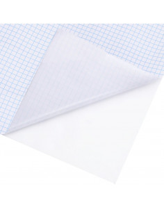 Adesivi per Mobili Autoadesivi Bianco Opaco 90x500 cm in PVC