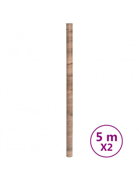 Adesivi per Mobili Autoadesivi Aspetto Legno 90x500 cm in PVC