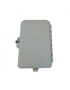 CASSETTO DA ESTERNO 4 PORTE (8 FIBRE) PER CONNETTORI FIBRA OTTICA SC SIMPLEX O LC DUPLEX PER APPLICAZIONI FTTH IP67 - LKBOXFT4S