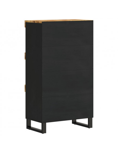 Credenza 60x33x107 cm in Legno Massello di Mango