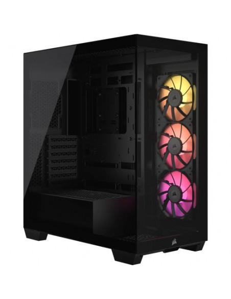 Corsair iCUE LINK 3500X RGB Black Middle Tower Vetro Temperato No-Power minITX/mATX/ATX/E-ATX