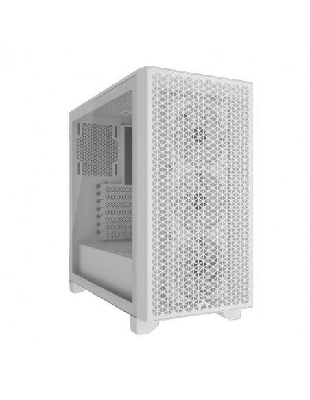 Corsair 3000D RGB AirFlow Mid Tower Vetro Temperato No-Power minITX/mATX/ATX Bianco