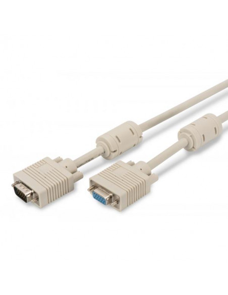 Digitus cavo VGA M/F 10M. schermato