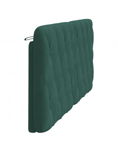Cuscino Testiera Verde Scuro 180 cm in Velluto