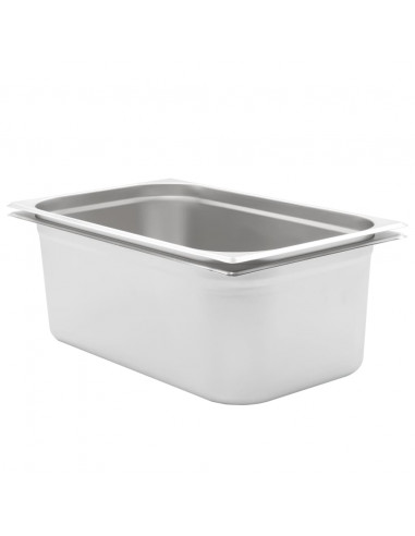 Contenitori Gastronorm 2 pz GN 1/1 200 mm in Acciaio Inox
