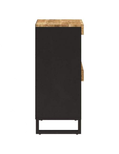 Credenza 60x33x75 cm in Legno Massello di Mango