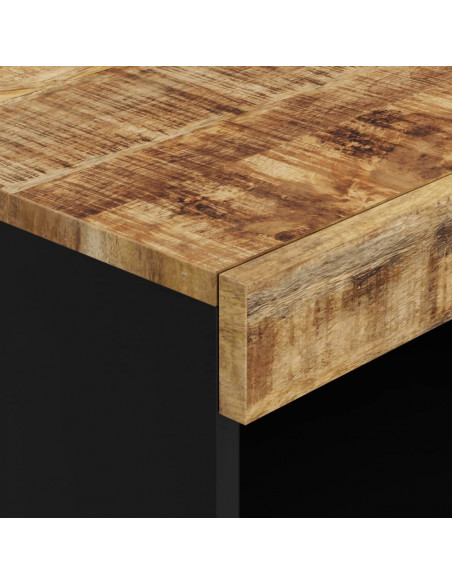 Credenza 60x33x75 cm in Legno Massello di Mango