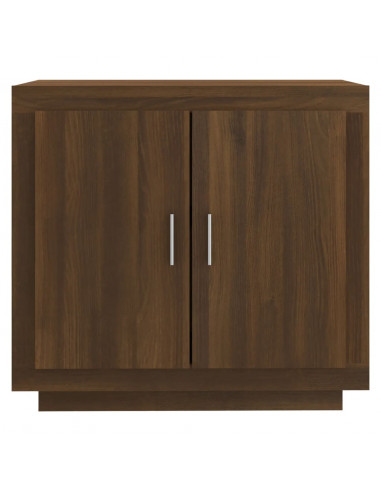 Credenza Rovere Marrone 80x40x75 cm in Legno Multistrato