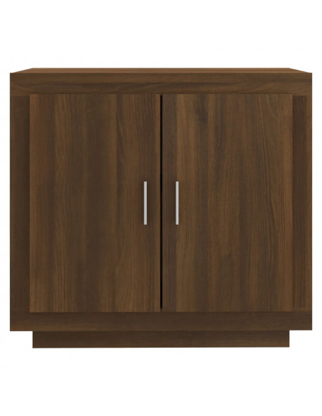 Credenza Rovere Marrone 80x40x75 cm in Legno Multistrato