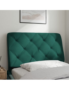 Cuscino Testiera Verde Scuro 90 cm in Velluto 2