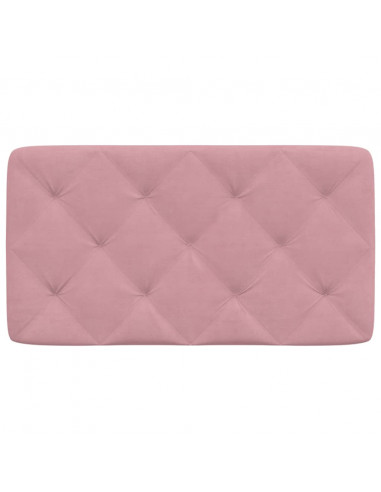 Cuscino Testiera Rosa 90 cm in Velluto