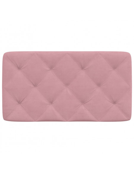 Cuscino Testiera Rosa 90 cm in Velluto