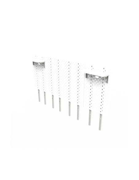 DEZCTOP DESK PANNELLI KIT 4 PEZZI PER SCRIVANIA 120 AC-BFTDB4X-WH1 WHITE/GR