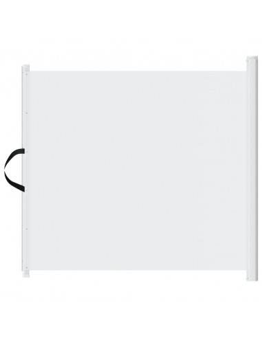 Cancelletto Retrattile per Animali Domestici Bianco 82,5x125 cm