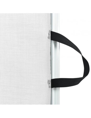 Cancelletto Retrattile per Animali Domestici Bianco 82,5x125 cm