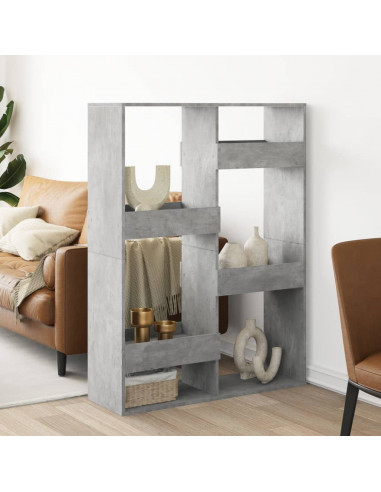 Divisorio Grigio Cemento 100x33x135 cm in Truciolato