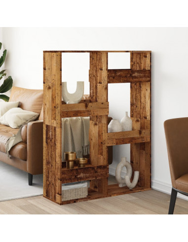 Divisorio Legno Antico 100x33x135 cm in Truciolato