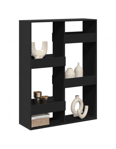 Divisorio Nero 100x33x135 cm in Truciolato