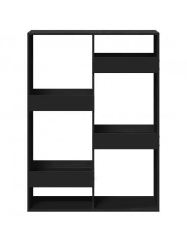 Divisorio Nero 100x33x135 cm in Truciolato