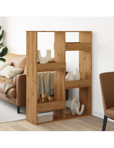 Divisorio Rovere Artigianale 100x33x135 cm in Truciolato