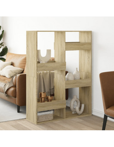 Divisorio Rovere Sonoma 100x33x135 cm in Truciolato