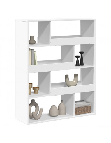 Divisorio Stanza Bianco 100x33x125,5 cm in Truciolato