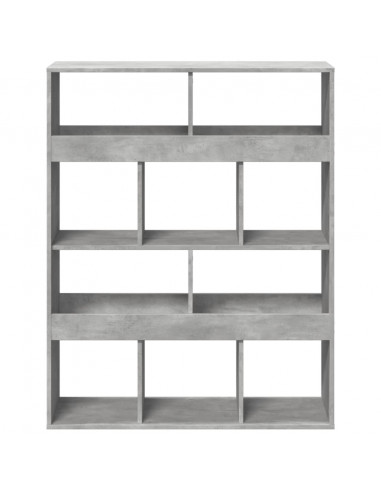 Divisorio Stanza Grigio Cemento 100x33x125,5 cm in Truciolato