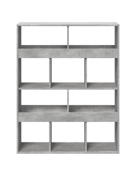 Divisorio Stanza Grigio Cemento 100x33x125,5 cm in Truciolato