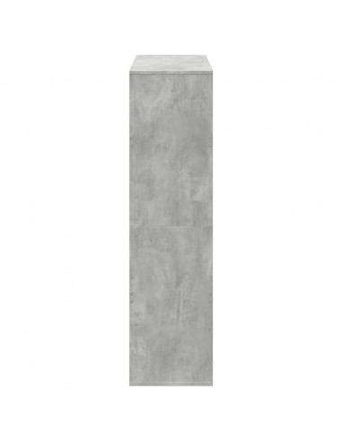 Divisorio Stanza Grigio Cemento 100x33x125,5 cm in Truciolato