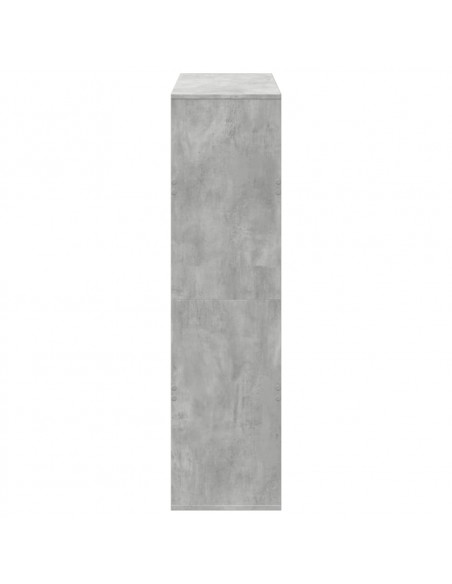 Divisorio Stanza Grigio Cemento 100x33x125,5 cm in Truciolato