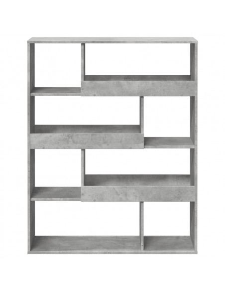 Divisorio Stanza Grigio Cemento 100x33x125,5 cm in Truciolato