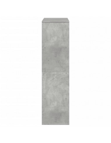 Divisorio Stanza Grigio Cemento 100x33x125,5 cm in Truciolato