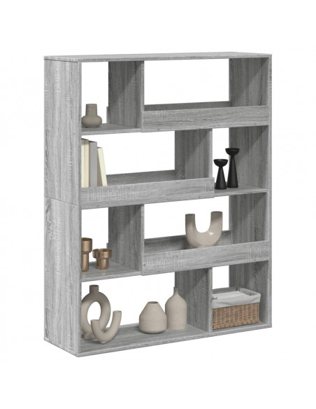 Divisorio Stanza Grigio Sonoma 100x33x125,5 cm in Truciolato