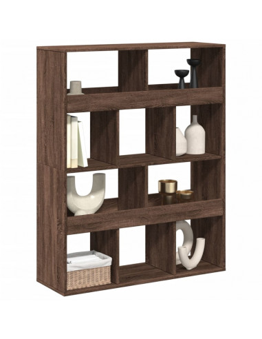 Divisorio Stanza Rovere Marrone 100x33x125,5 cm in Truciolato