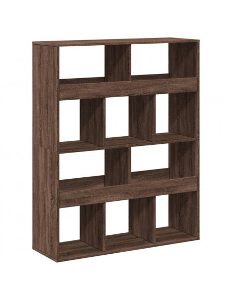 Divisorio Stanza Rovere Marrone 100x33x125,5 cm in Truciolato