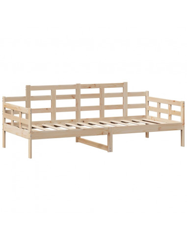 Dormeuse con Cassetti 90x190 cm in Legno Massello Pino