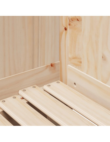 Dormeuse con Letto Estraibile e Cassetti 80x200cm Massello Pino