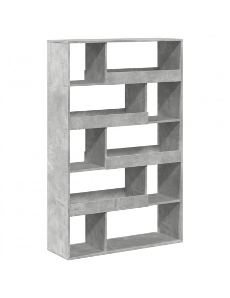 Libreria Grigio Cemento 100x33x156,5 cm in Truciolato