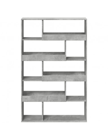 Libreria Grigio Cemento 100x33x156,5 cm in Truciolato