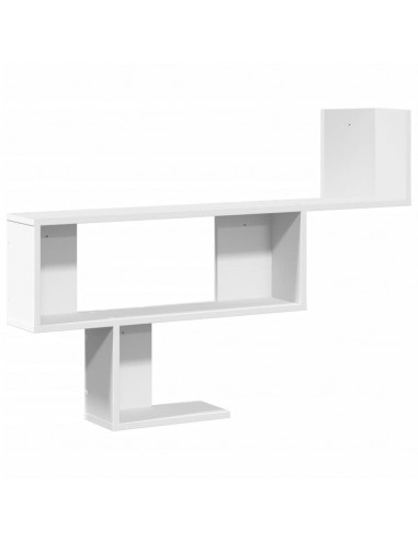 Scaffale a Parete Bianco 100x15x70 cm in Legno Multistrato