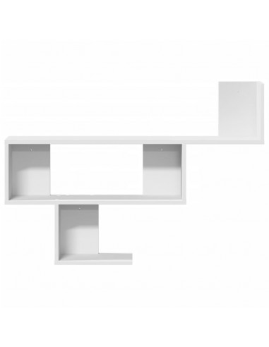 Scaffale a Parete Bianco 100x15x70 cm in Legno Multistrato