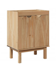 Mobile da Bagno OTTA 59x40x80 cm in Legno Massello di Pino 2