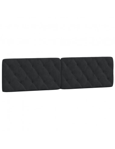 Giroletto con Luci LED Nero 200x200 cm in Velluto